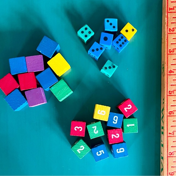 💝FREE with Purchase 🦋 5/$25 BUNDLE • 3 Sets of Educational Dice, 27 Total - Picture 3 of 4